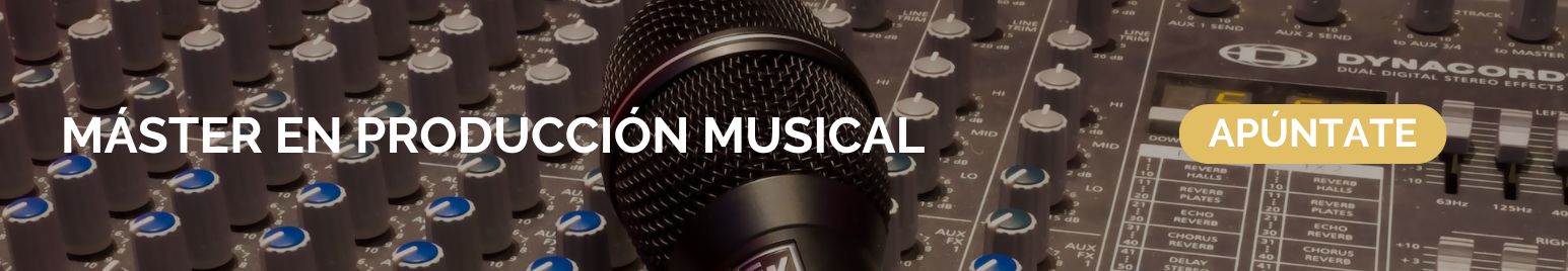 Inscríbete ya en el máster en producción musical de escuela Des Arts